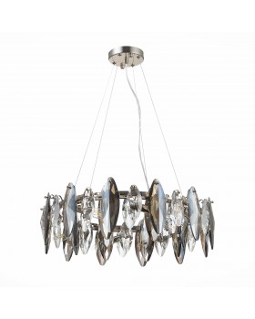 SL1227.103.08 Люстра подвесная ST-Luce Никель/Прозрачный E14 8*40W ANCONA-foto2
