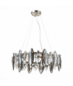 SL1227.103.08 Люстра подвесная ST-Luce Никель/Прозрачный E14 8*40W ANCONA-foto2