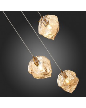 SL1175.303.03 Светильник подвесной ST-Luce латунь/янтарный E14 3*40W Portici-foto9