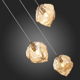 SL1175.303.03 Светильник подвесной ST-Luce латунь/янтарный E14 3*40W Portici-foto9