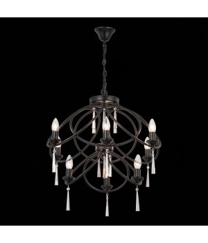 SL335.303.09 Люстра подвесная ST-Luce Коричневая бронза E14 9*60W ANEVITA-foto9