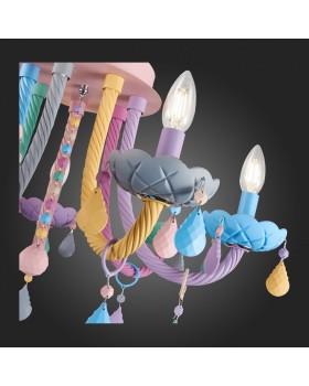 SL1700.782.07 Люстра потолочная ST-Luce Разноцветный E14 7*40W FIATA-foto24