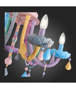 SL1700.782.07 Люстра потолочная ST-Luce Разноцветный E14 7*40W FIATA-foto24