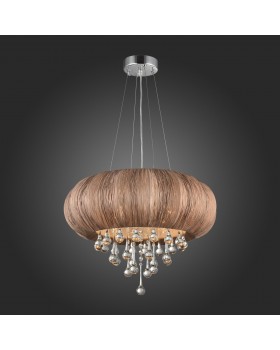 SL350.083.05 Люстра подвесная ST-Luce Хром/Кофейный E14 5*40W PREFERITA-foto6