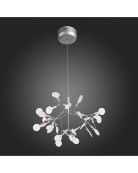 SL379.103.30 Люстра подвесная ST-Luce Серебристый/Белый LED 30*0,5W 3500K RAFINA-foto4