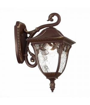 SL083.701.01 Светильник уличный настенный ST-Luce Кофейный/Кофейный, Прозрачный E27 1*60W CHIANI-foto3