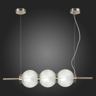 SL1155.113.03 Светильник подвесной ST-Luce Никель/Прозрачный E14 3*40W MARENA-foto5