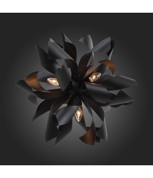 SL453.403.06E Люстра подвесная ST-Luce Черный/Черный E14 6*40W SPIRAGLIO-foto9