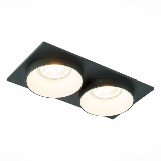 ST206.428.02 Св-к встр. Черный GU10 2*50W  IP20 L175xW92xH38 220V Без ламп CHOMIA-foto3