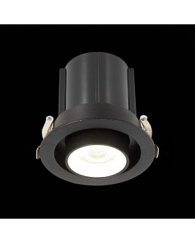 ST702.448.12 Св-к встр. Черный LED 1*12W 4000K 900Lm Ra80 24° IP20 D90xH92 180-240V ST702-foto5