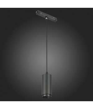 ST357.433.06 Магнитный трековый светильник подвесной ZOOM Черный LED 1*6W 3000K 667Lm Ra>80 10-60° IP20 D60xH120 48V ZIRO-foto9