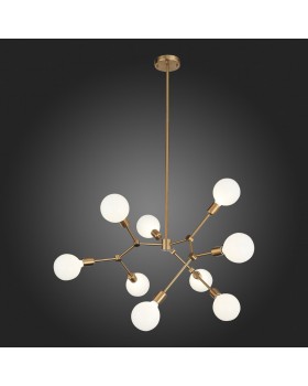 SL413.212.09 Люстра потолочная ST-Luce Латунь E27 9*40W TAVERE-foto7