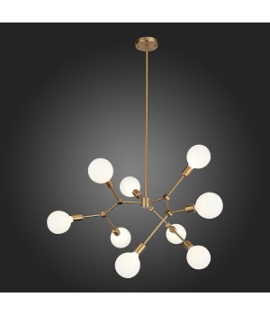 SL413.212.09 Люстра потолочная ST-Luce Латунь E27 9*40W TAVERE-foto7