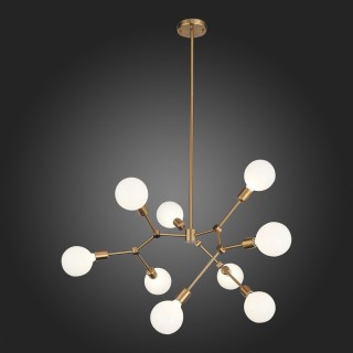 SL413.212.09 Люстра потолочная ST-Luce Латунь E27 9*40W TAVERE-foto7