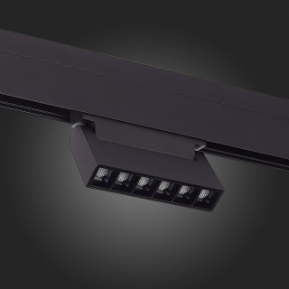 ST364.446.06 Магнитный трековый светильник Черный LED 1*6W 4000K 532Lm Ra>80 36° IP20 L120xW22xH108 48V NANE-foto8