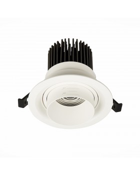ST701.538.12 Св-к встр. Zoom Белый LED 1*12W 3000K 960Lm Ra90 15°-60° IP20 D115xH95 170-240V ST701-foto3