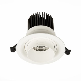 ST701.538.12 Св-к встр. Zoom Белый LED 1*12W 3000K 960Lm Ra90 15°-60° IP20 D115xH95 170-240V ST701-foto3