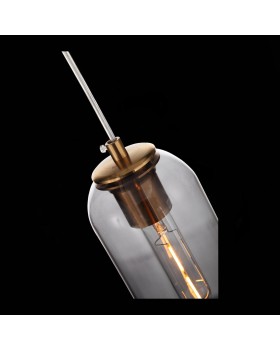 SL1145.343.01 Светильник подвесной ST-Luce Латунь/Дымчатый E27 1*60W CALLANA-foto5