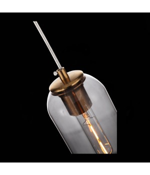 SL1145.343.01 Светильник подвесной ST-Luce Латунь/Дымчатый E27 1*60W CALLANA-foto5