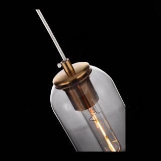 SL1145.343.01 Светильник подвесной ST-Luce Латунь/Дымчатый E27 1*60W CALLANA-foto5