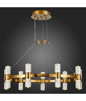 SL6007.203.18 Люстра подвесная ST-Luce Латунь/Прозрачный LED 18*2,5W 4000K GEMINA-foto5