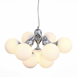 SL549.103.09 Люстра подвесная ST-Luce Хром/Белый E27 9*60W ARTE-foto2