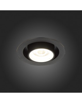ST702.438.12 Св-к встр. Черный LED 1*12W 3000K 900Lm Ra80 24° IP20 D90xH92 180-240V ST702-foto7