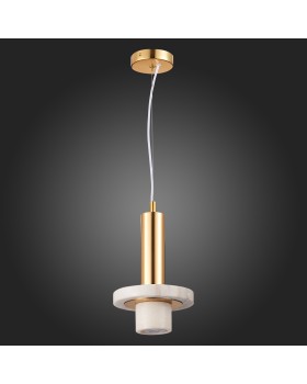 SL1210.503.01 Светильник подвесной ST-Luce Золотистый/Белый GU10 1*5W PIETRA-foto8