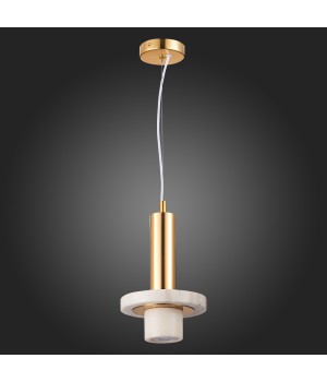 SL1210.503.01 Светильник подвесной ST-Luce Золотистый/Белый GU10 1*5W PIETRA-foto8