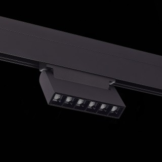 ST364.436.06 Магнитный трековый светильник Черный LED 1*6W 3000K 532Lm Ra>80 36° IP20 L120xW22xH108 48V NANE-foto5