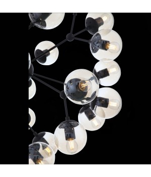 SL549.413.30 Люстра подвесная ST-Luce Черный/Янтарный E27 30*40W (из 2-х коробок) STAMPO-foto7