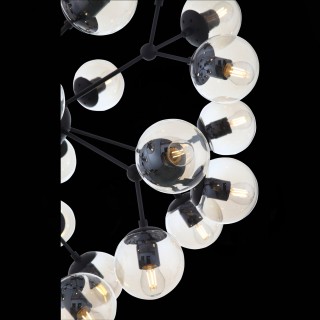 SL549.413.30 Люстра подвесная ST-Luce Черный/Янтарный E27 30*40W (из 2-х коробок) STAMPO-foto7