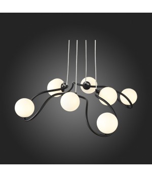 SL1502.403.08 Светильник подвесной ST-Luce Черный/Белый G9 8*5W LEGATEZZA-foto15