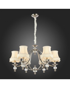 SL1120.103.06 Люстра подвесная ST-Luce Никель/Белый E14 6*40W GOLLA-foto5