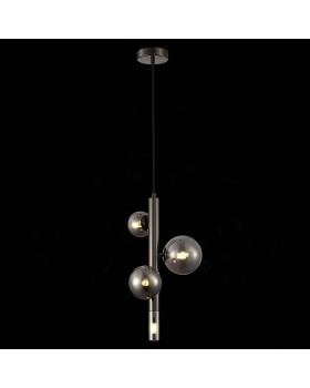 SL1509.403.04 Светильник подвесной ST-Luce Черный/Дымчатый G9 4*5W CIELO-foto4