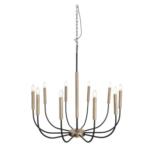 SLD008.423.10 Люстра подвесная ST-Luce Латунь, Черный E14 10*40W LAMDARIO-foto11