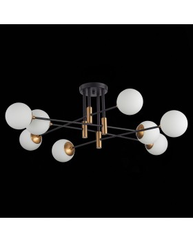 SL1203.402.08 Люстра потолочная ST-Luce Бронза,Черный/Белый E27 8*40W LIMANO-foto8