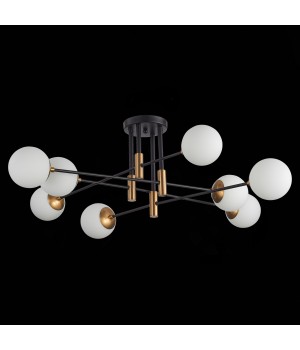 SL1203.402.08 Люстра потолочная ST-Luce Бронза,Черный/Белый E27 8*40W LIMANO-foto8