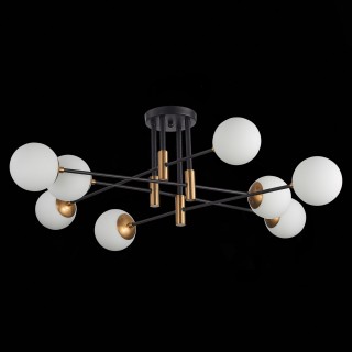 SL1203.402.08 Люстра потолочная ST-Luce Бронза,Черный/Белый E27 8*40W LIMANO-foto8