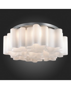 SL116.502.09 Люстра потолочная ST-Luce Серебристый/Белый E27 9*60W ONDE-foto3