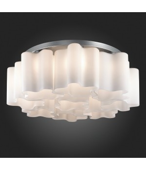 SL116.502.09 Люстра потолочная ST-Luce Серебристый/Белый E27 9*60W ONDE-foto3