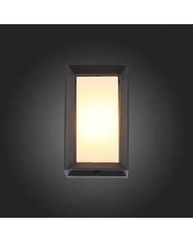 SL077.411.01 Светильник уличный настенный ST-Luce Черный/Белый LED 1*6W 3000K CUBISTA-foto6