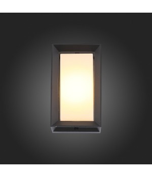 SL077.411.01 Светильник уличный настенный ST-Luce Черный/Белый LED 1*6W 3000K CUBISTA-foto6