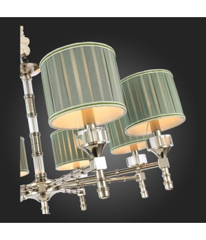 SL1121.103.08 Люстра подвесная ST-Luce Никель/Оливковый E14 8*40W OLEO-foto9