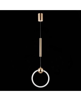 SL1578.203.01 Подвес ST-Luce Золотистый/Золотистый, Белый LED 1*15W 3000K GIERA-foto5