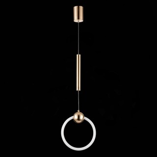 SL1578.203.01 Подвес ST-Luce Золотистый/Золотистый, Белый LED 1*15W 3000K GIERA-foto5