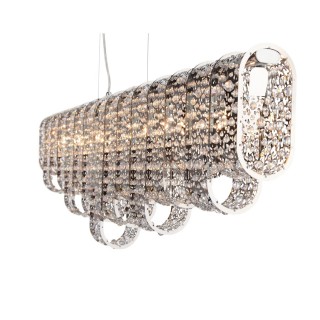 SL1117.103.07 Светильник подвесной ST-Luce Хром/Хром, Прозрачный G9 7*5W SOPRESIA-foto10