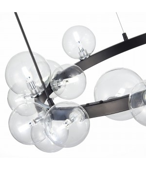 SL1165.402.15 Светильник подвесной ST-Luce Черный/Прозрачный G4 15*5W NECTON-foto10