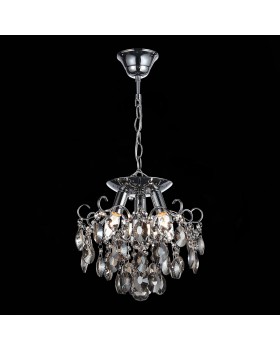 SL846.102.03 Люстра подвесная ST-Luce Темный хром/Тонированный черный E14 3*40W ORECCHINI-foto10