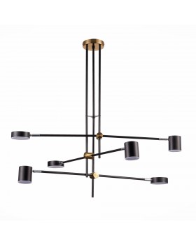 SL1604.432.06 Светильник потолочный ST-Luce Черный, Латунь/Черный LED 6*5W 3000K RODRIGO-foto14